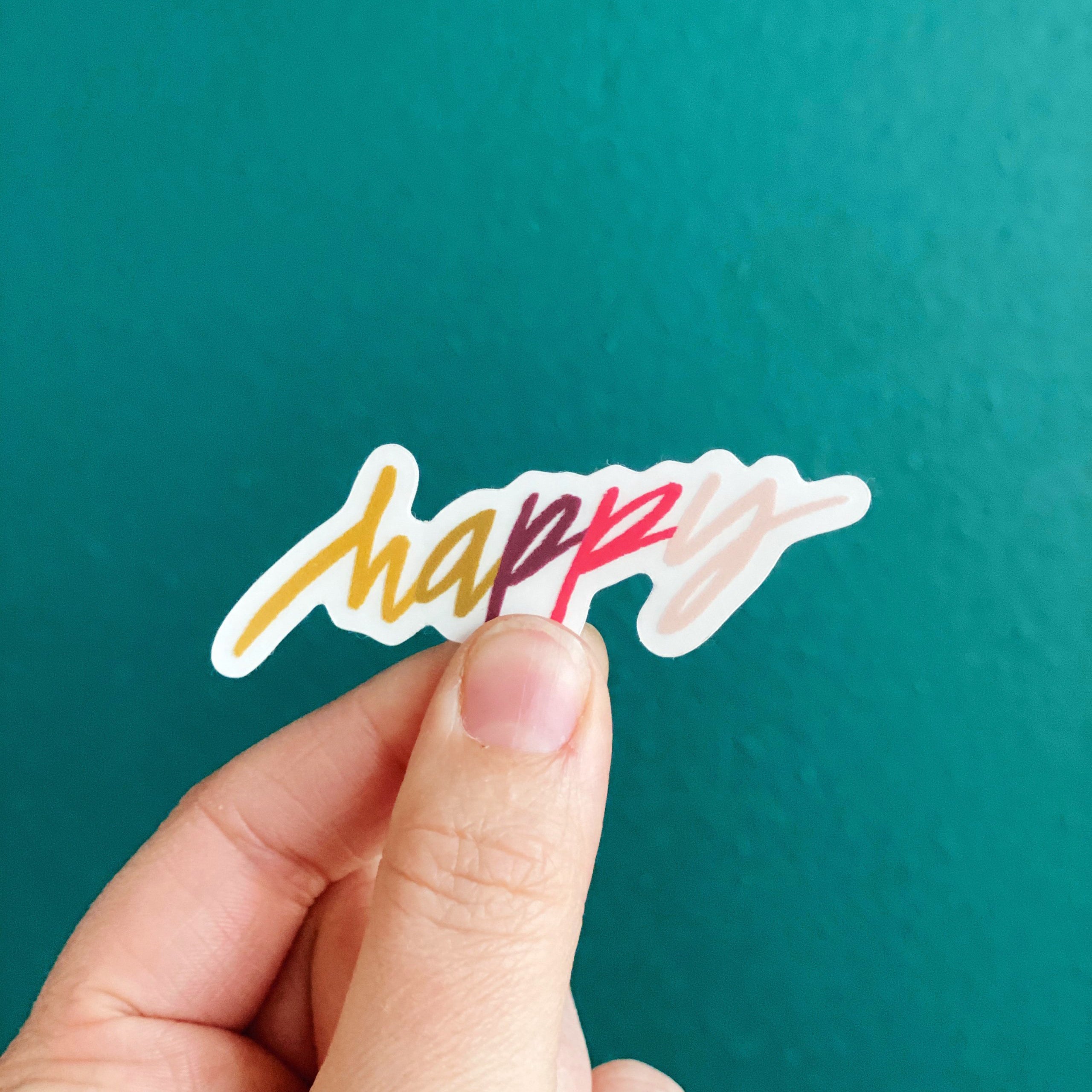 Happy Stickers - More Designs Available