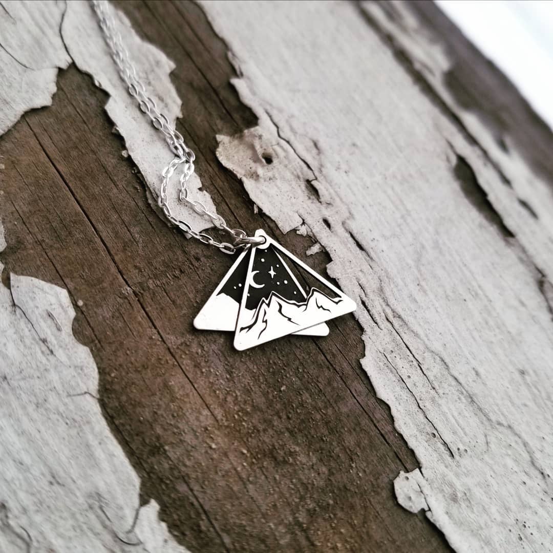 Layered Mountains Necklace - The Bearded Jeweler