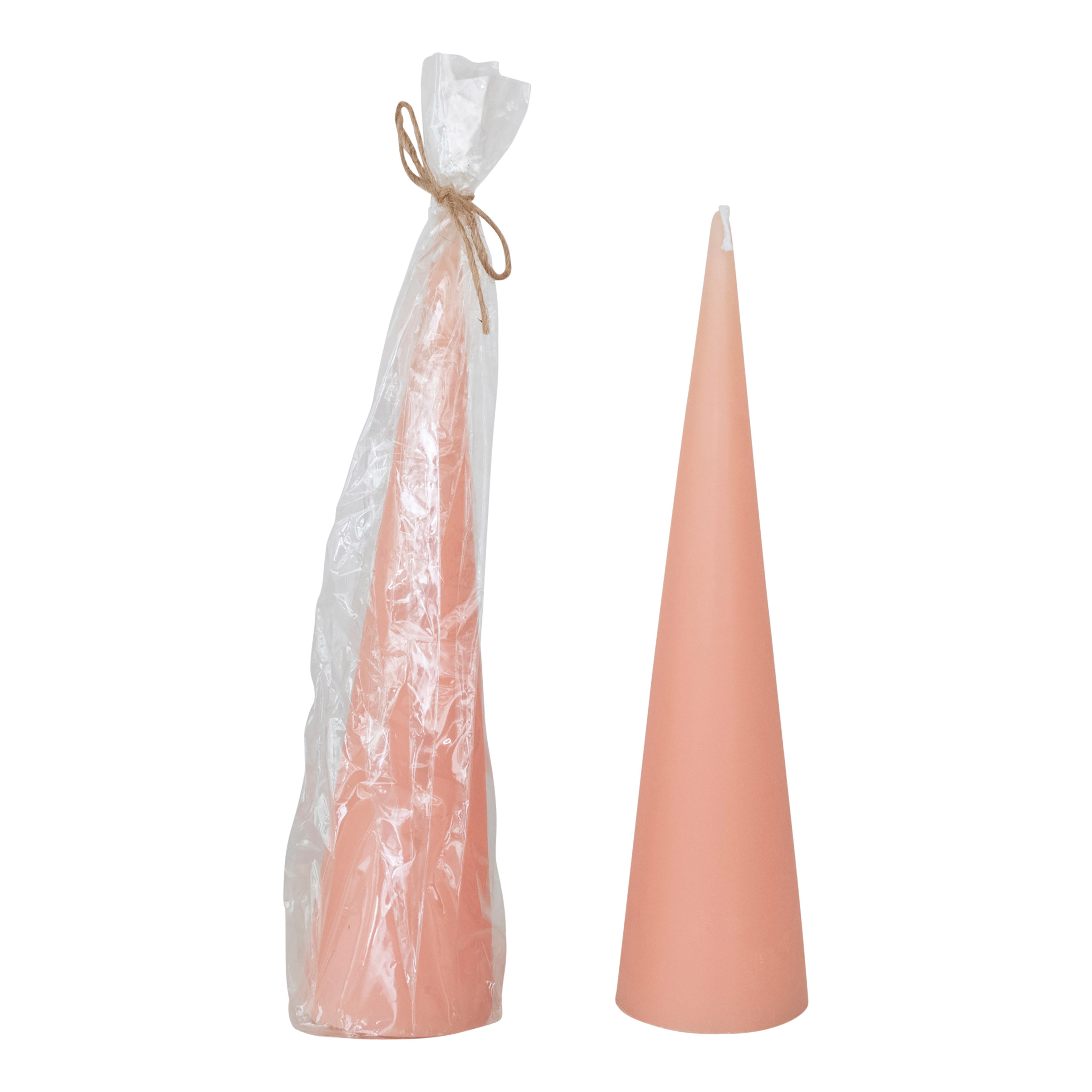 Unscented Tree Shaped Candle - Pink
