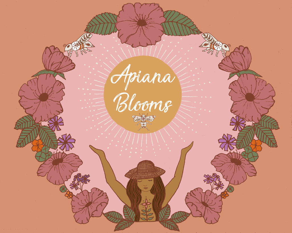 apiana blooms Logo
