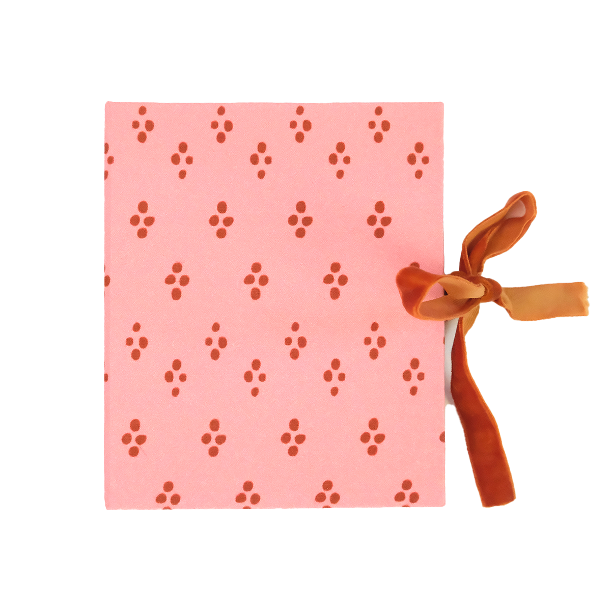 Pink Dottie Fabric Folio Frame