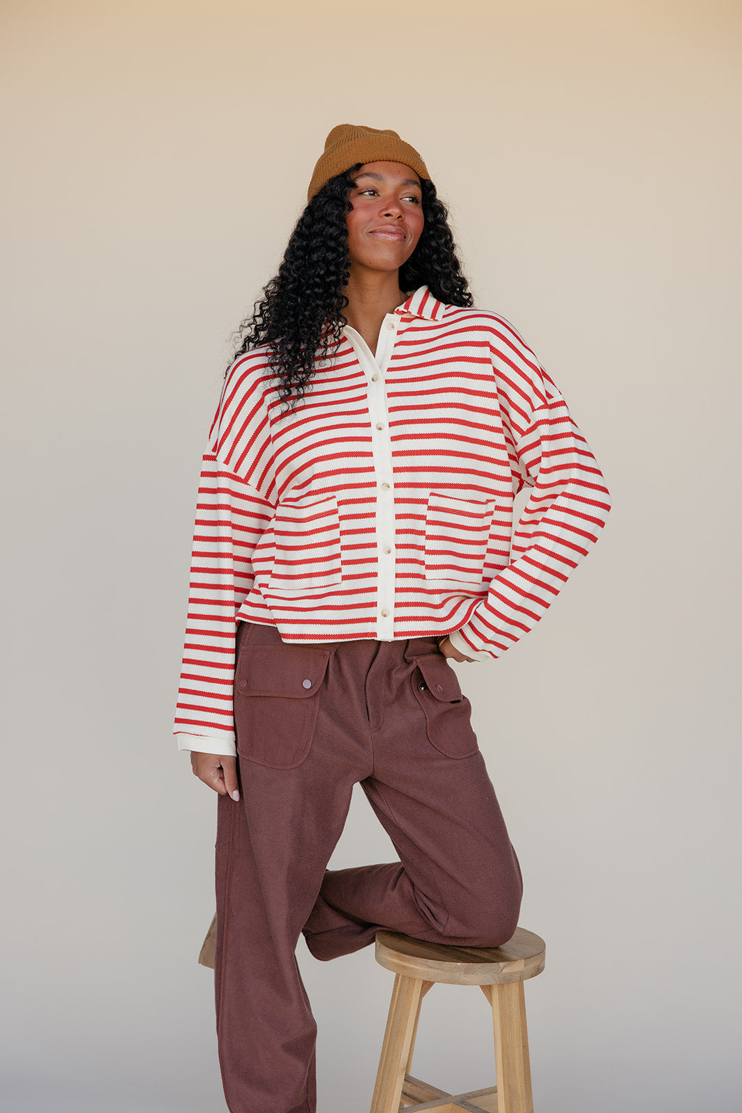 Come Around Collared Cardigan