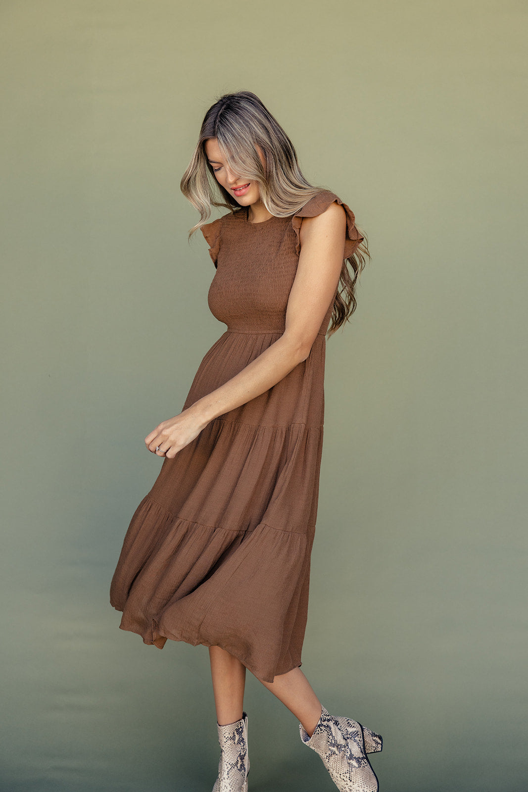 They Shine for You Tiered Midi