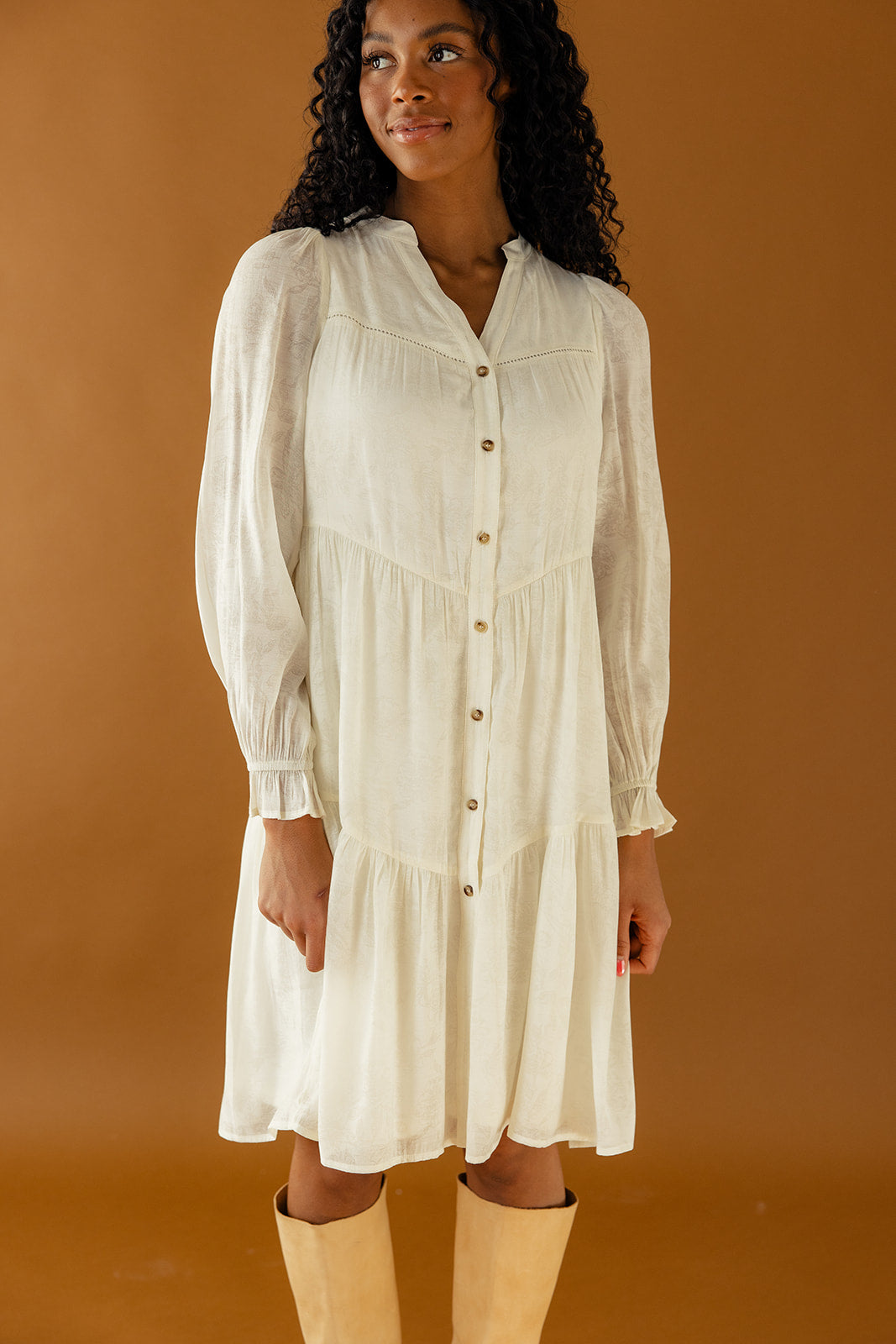 Made For You Button Up Midi