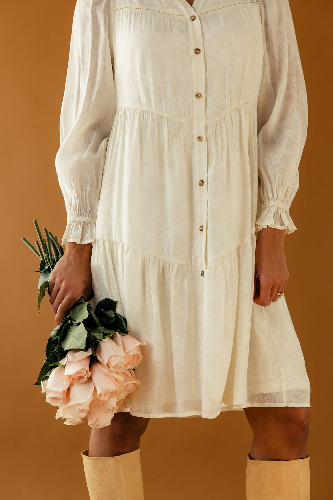 Made For You Button Up Midi