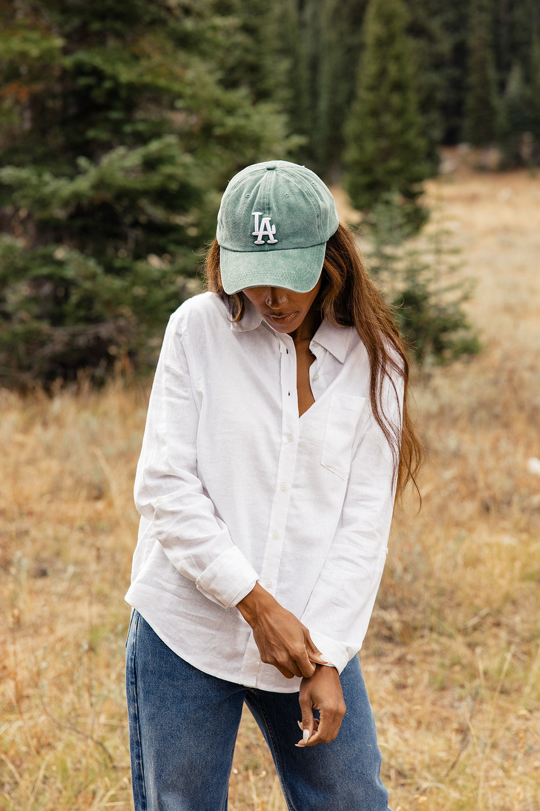 First Times Linen Button-Up