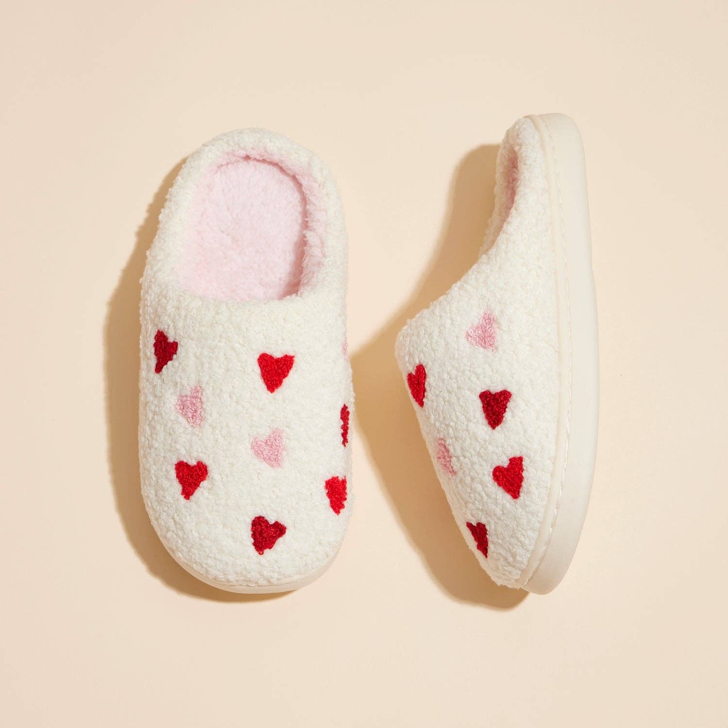 Kids Heart Slippers