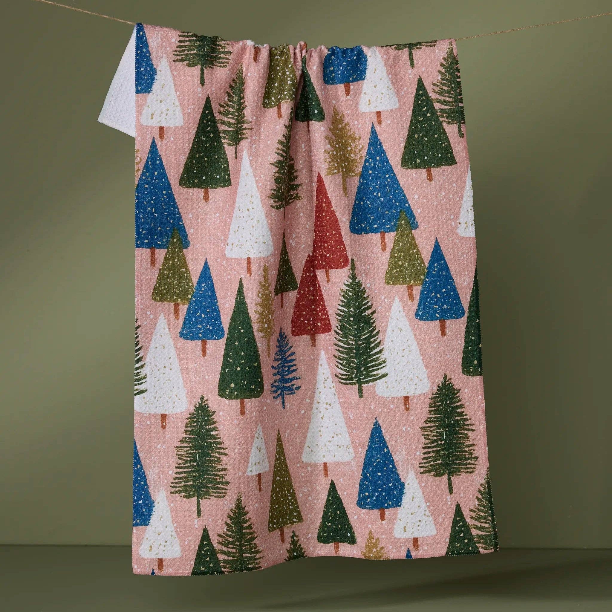 Snowdrift Pines Tea Towel