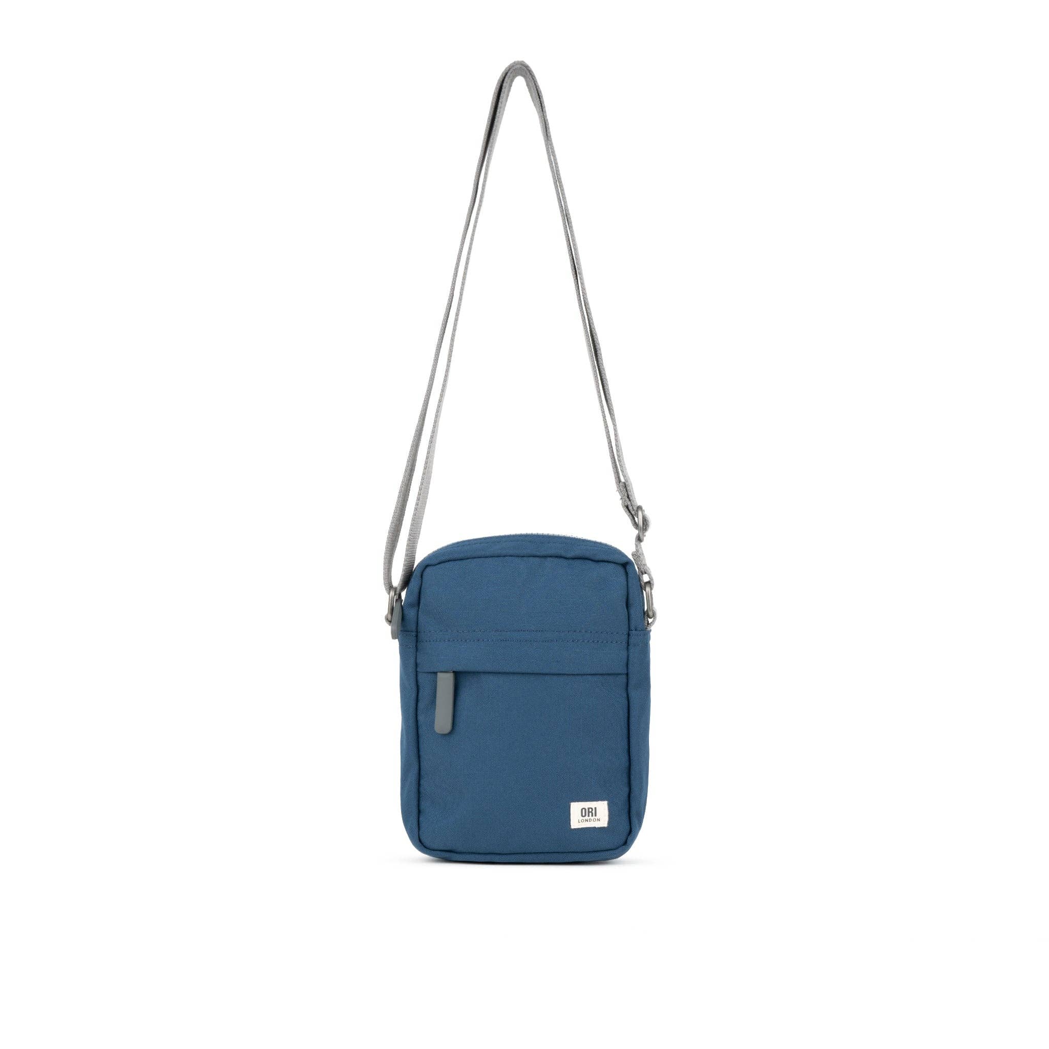 Bond Recycled Canvas  Crossbody Bag - Deep Blue