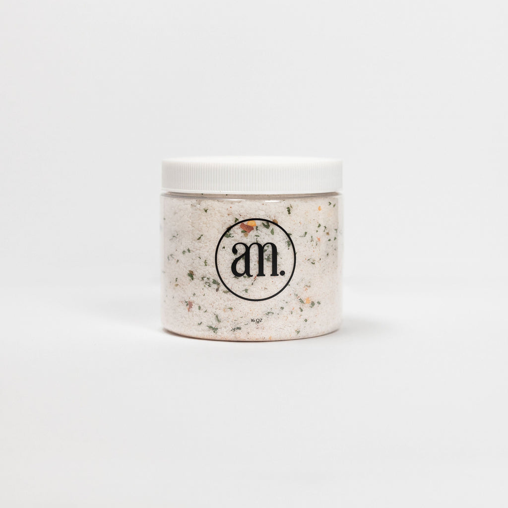 Seasoning SALT is a universal cooking salt, made from a blend of flake kosher salt, herbs, and spices. We are proudly American small batch made. Free of sugar, gluten, MSG, chemicals, and anti-caking agents