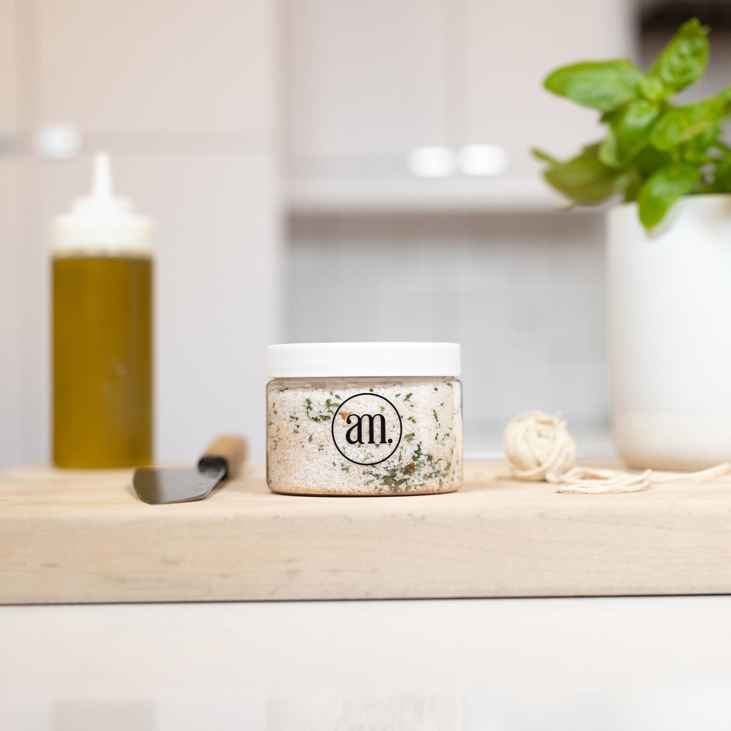 Seasoning SALT is a universal cooking salt, made from a blend of flake kosher salt, herbs, and spices. We are proudly American small batch made. Free of sugar, gluten, MSG, chemicals, and anti-caking agents