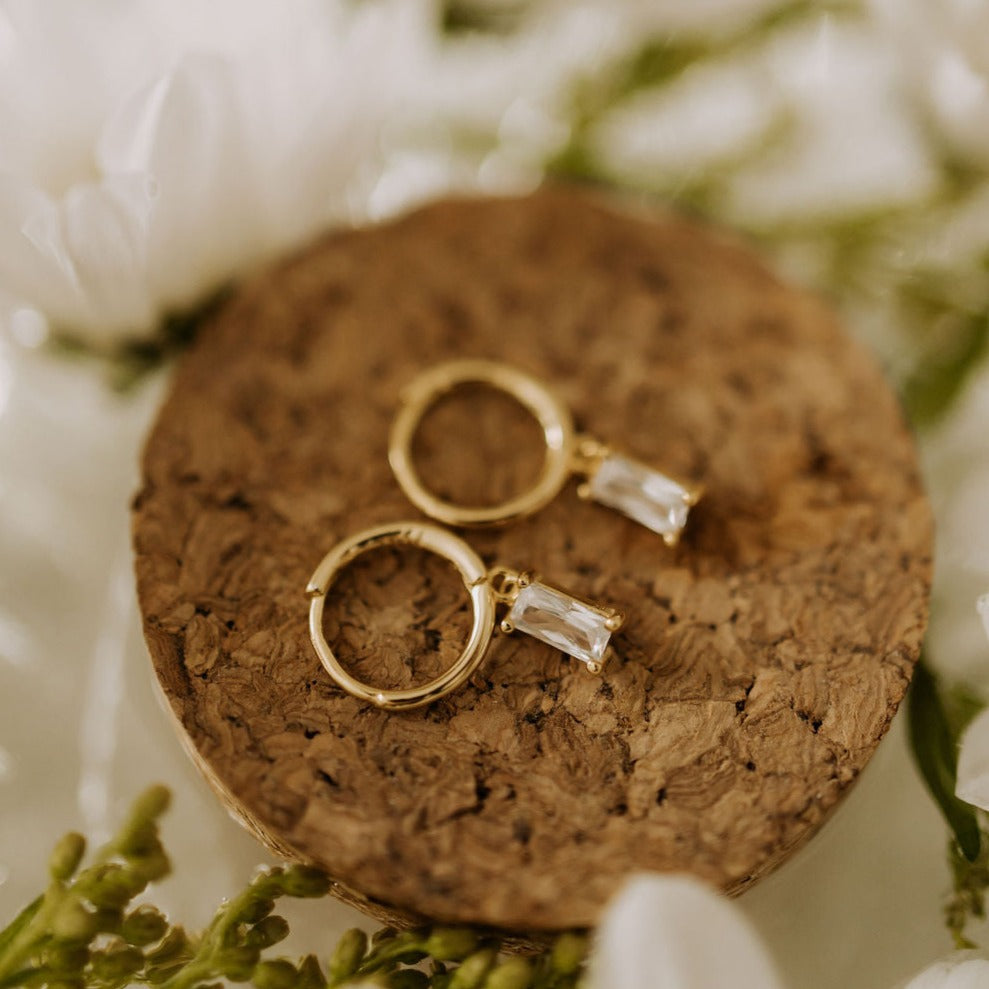 Sophie Dangle Hoops  - Mauve Jewelry Co.