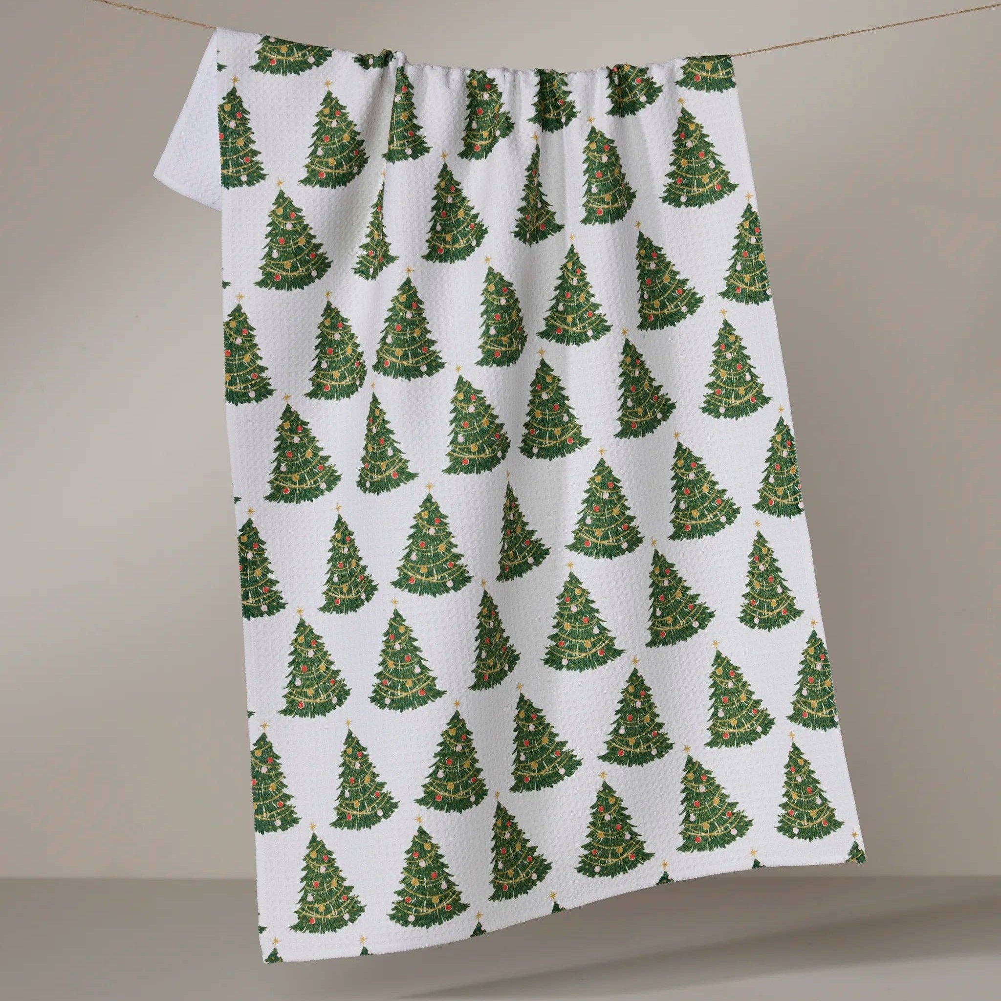 Decked Out Tea Towel