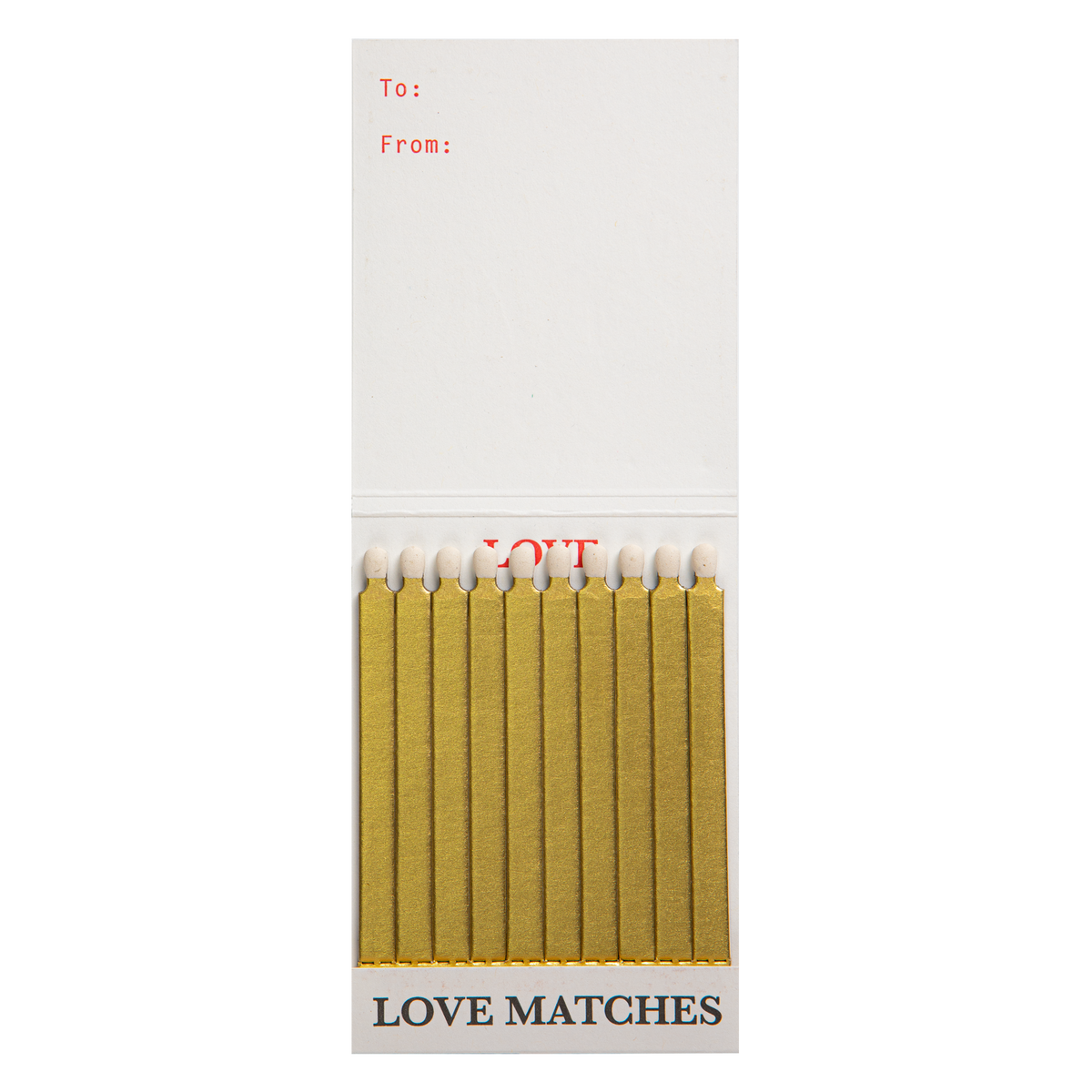Love Balloons Matchbook