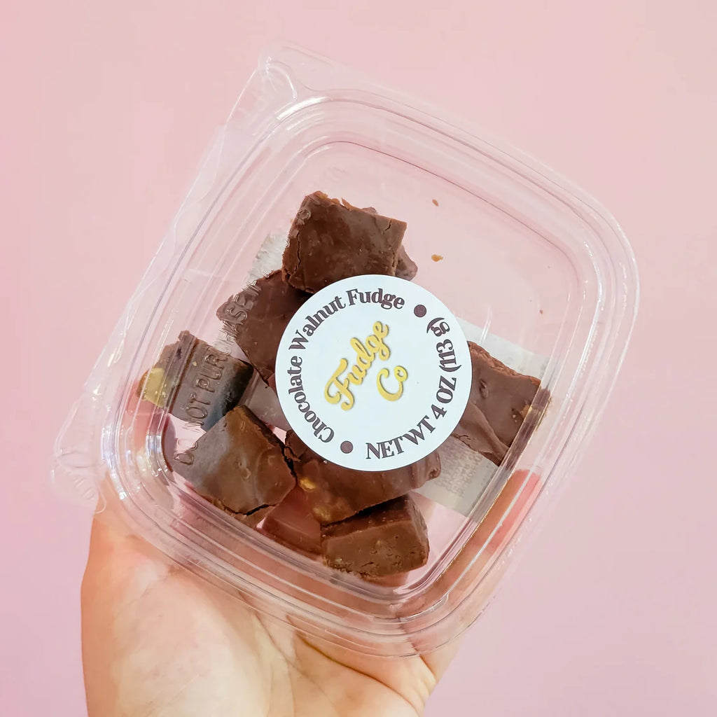 1/4 lb chocolate walnut fudge