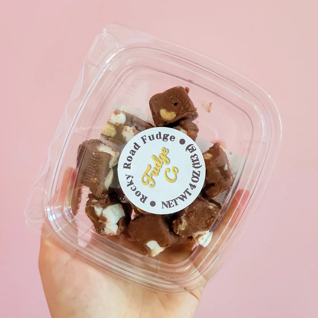 1/4 lb rocky road fudge