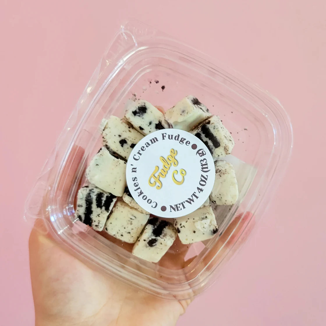 1/4 lb cookies 'n' cream fudge