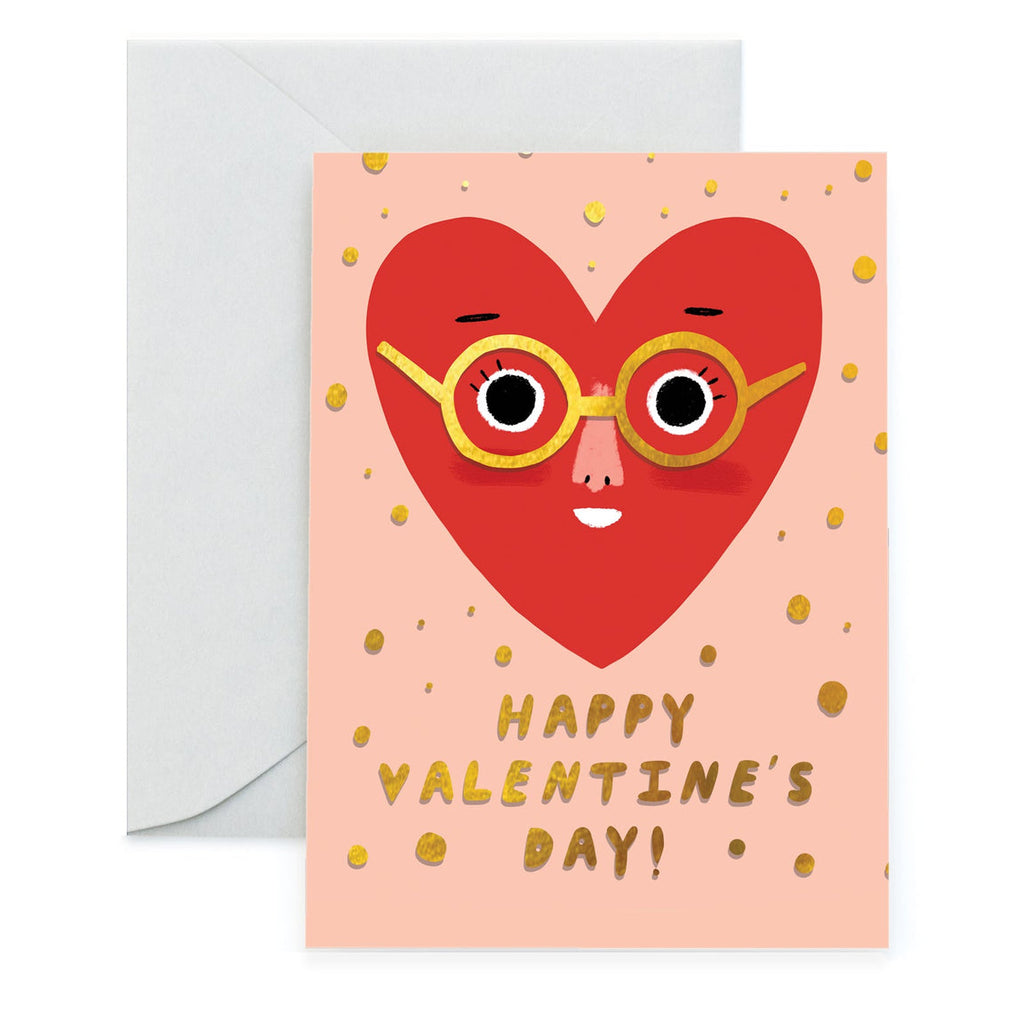 Spread love and laughter with our Heart Face Valentine's Day card! This quirky and playful card features a heart-shaped face that will bring a smile to your loved one's face. Perfect for expressing your affection in a fun and unique way. Don't miss out on this pun-tastic card!