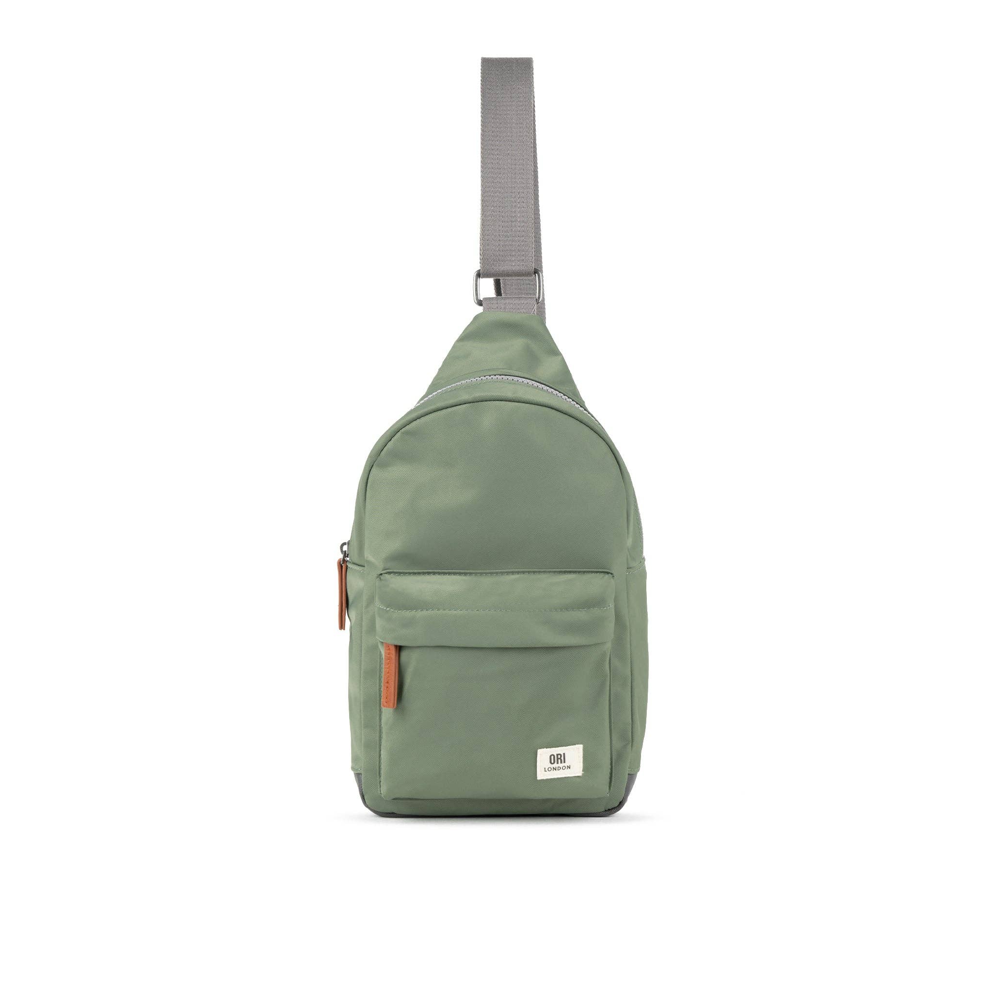 Willesden B Recycled Nylon Large Crossbody Bag - Granite