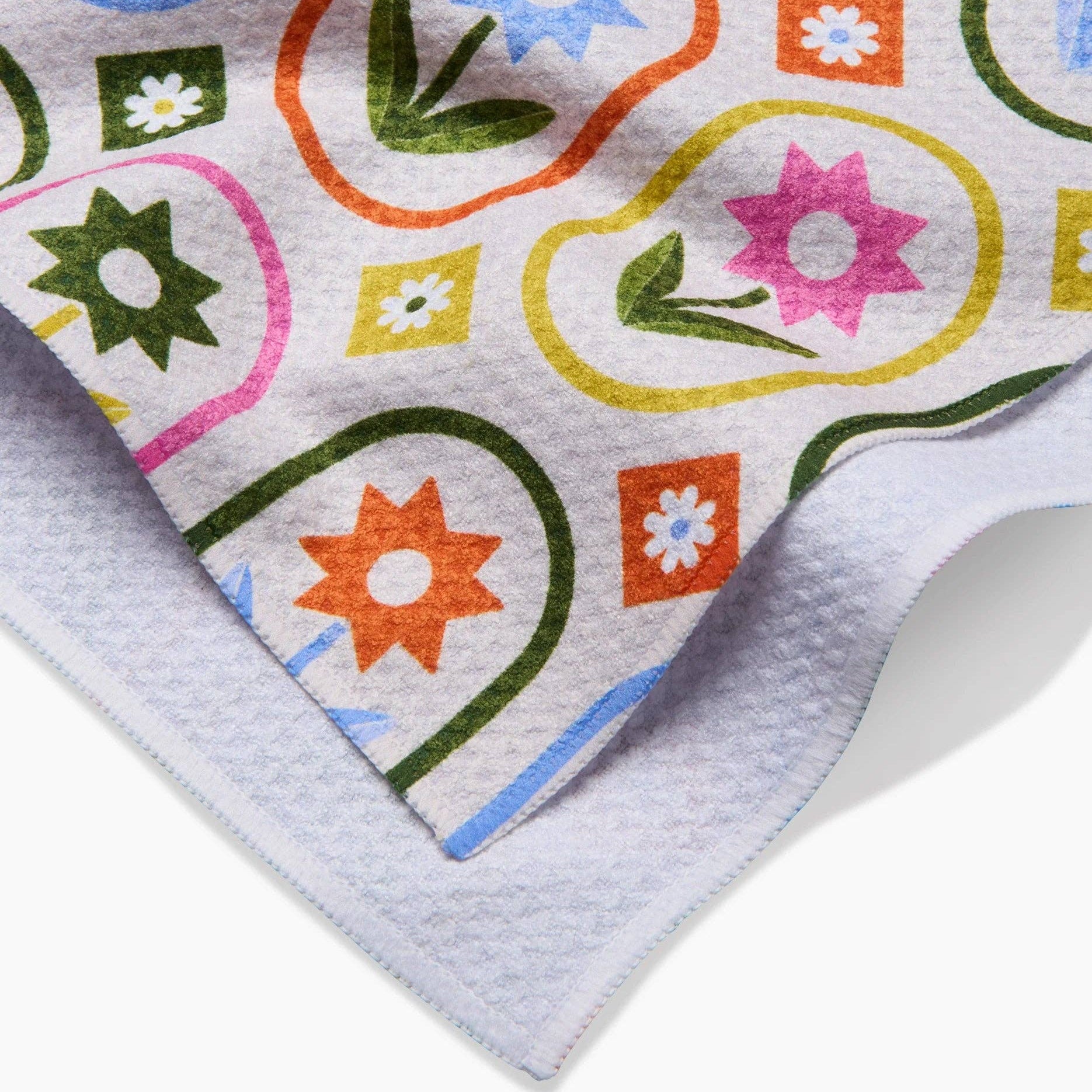 Petal Patchwork Tea Towel