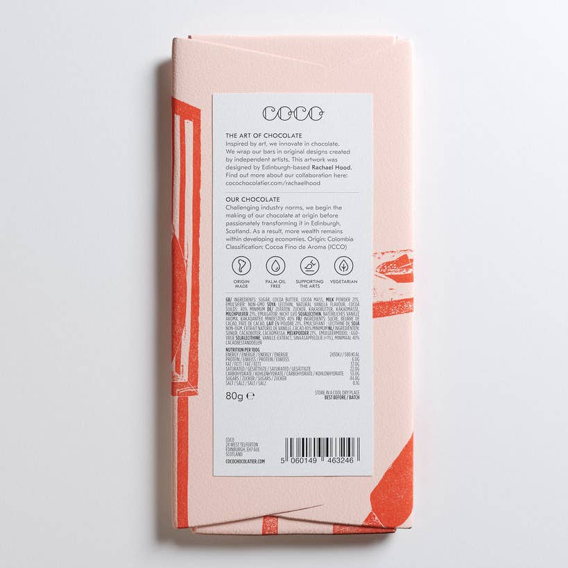Colombian Milk 40% Chocolate Bar