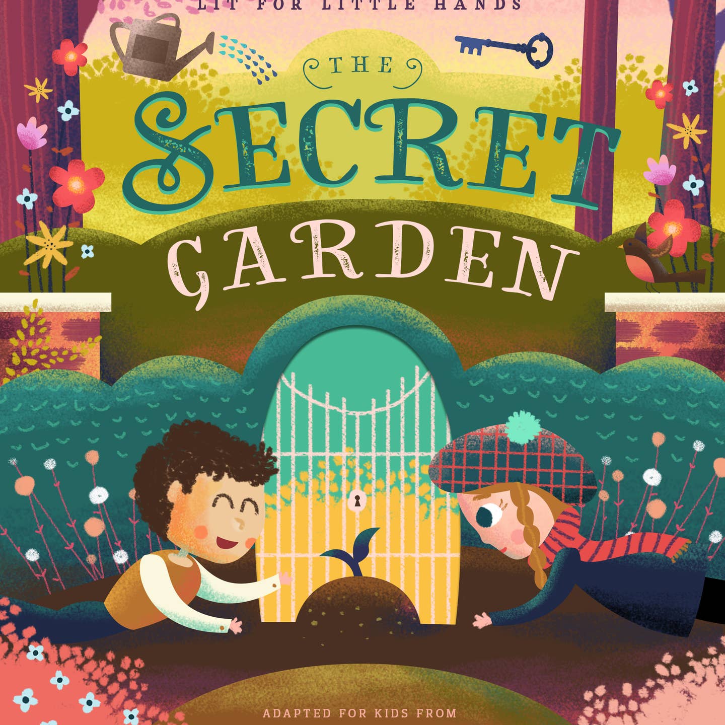 Join Mary, Dickon, and Colin on their heartwarming journey of friendship and gardening magic. Filled with interactive wheels and pull-tabs, and lavishly illustrated, The Secret Garden is an unprecedented kid's introduction to Frances Hodgson Burnett's beloved classic novel. Fans of the novel will be delighted by the book's attention to detail and clever use of original text and dialogue. And the book's super-sturdy board means everyone can enjoy this tale over and over again! 