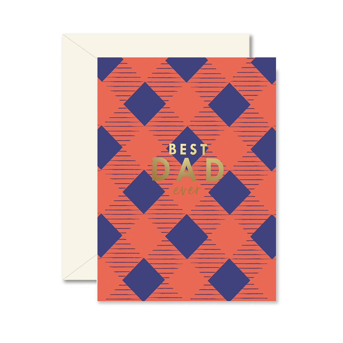 A wonderful card for a wonderful dad.
4.25 x 5.5 inches when folded
With Gold Foil
Blank interior 