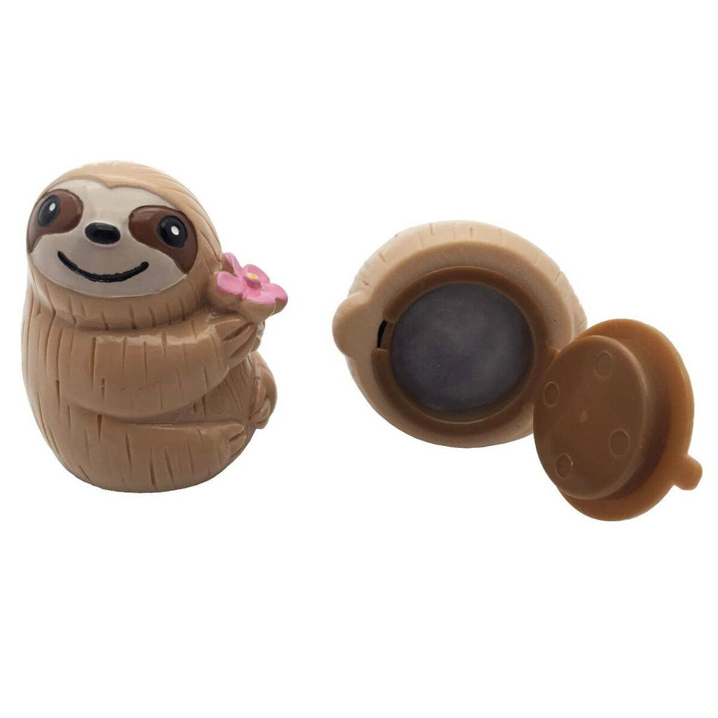 Look absolutely smoochworthy with this sloth-tastic lip gloss! It glides on smoothly and adds a high-shine finish that will make your lips as glossy and slow-moving as an actual sloth! Get ready for some serious attention!     Dimensions  1″ x 1″ x 2.3″