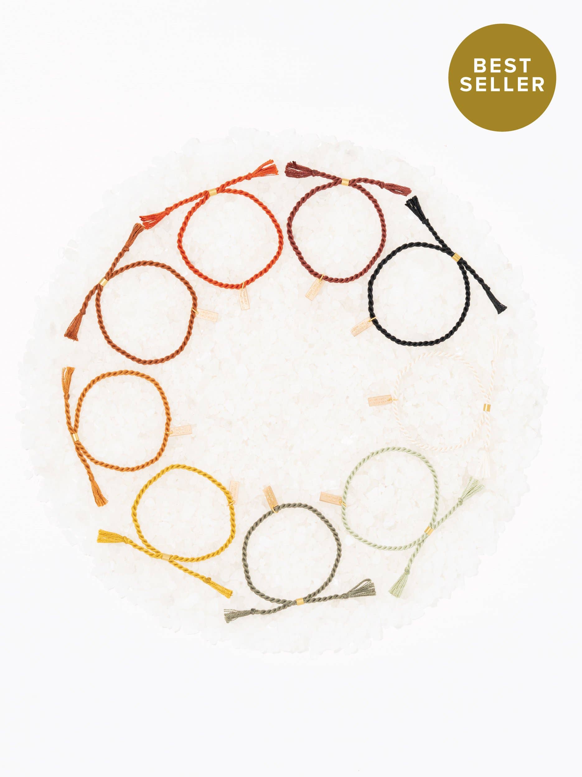 Delicate Rope Bracelet: Sage