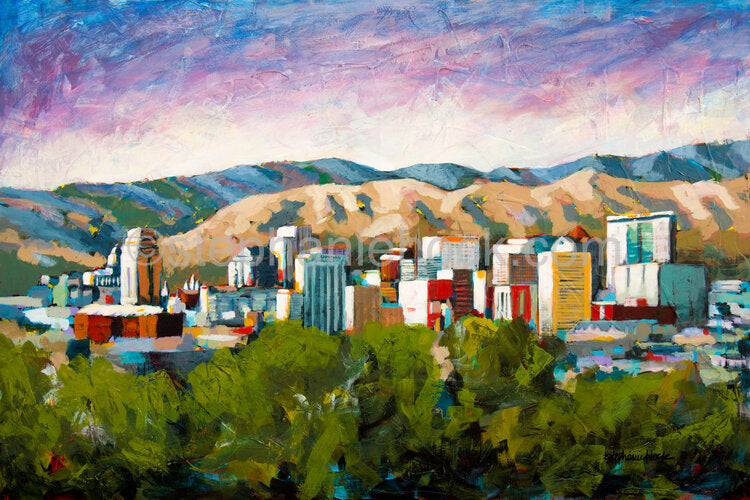 Salt Lake City Skyline Print