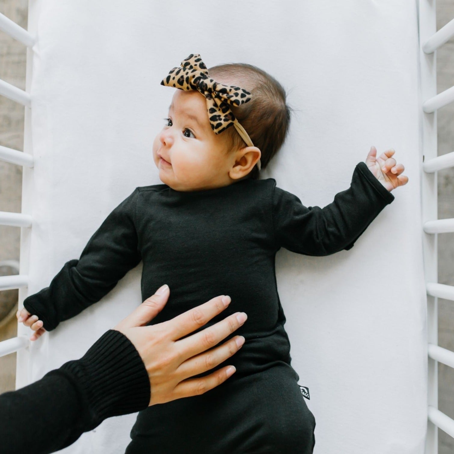 Essentials Peekabooty™ Rag Romper - 'Newborn Rag in Phantom'