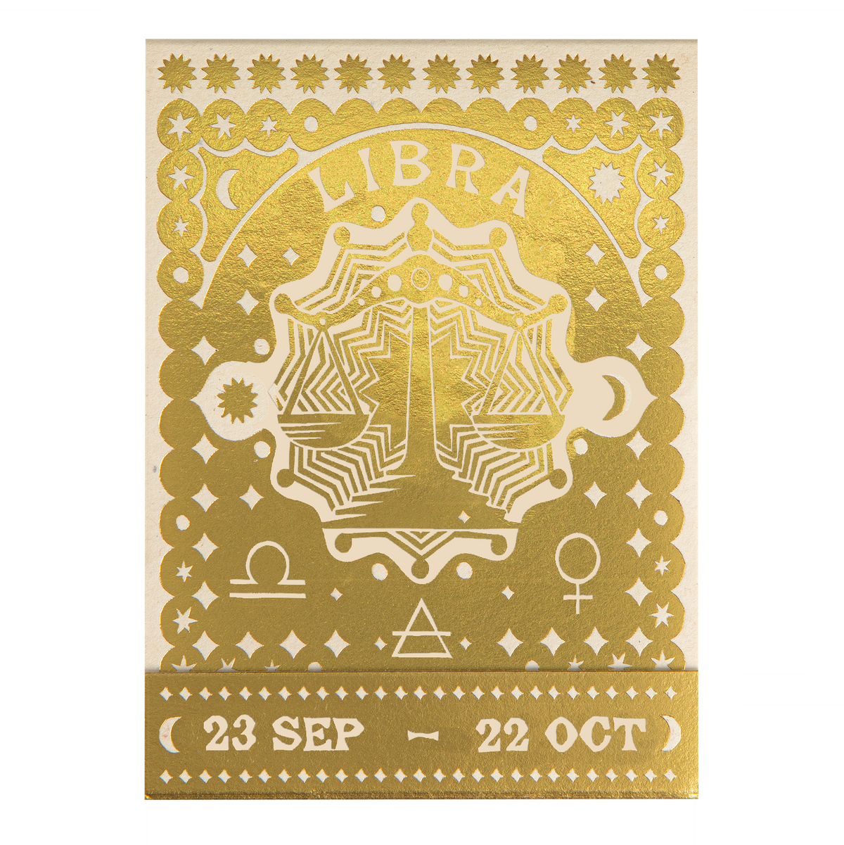 Libra Zodiac Matchbook