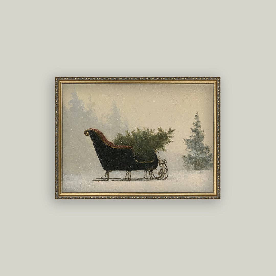 Classic Sleigh Art Print