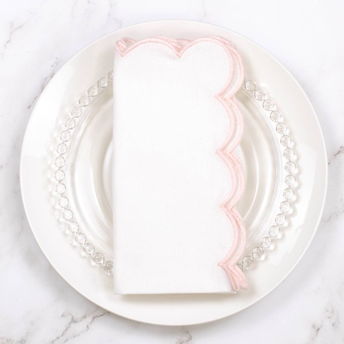 Scalloped Napkin - Set of 4