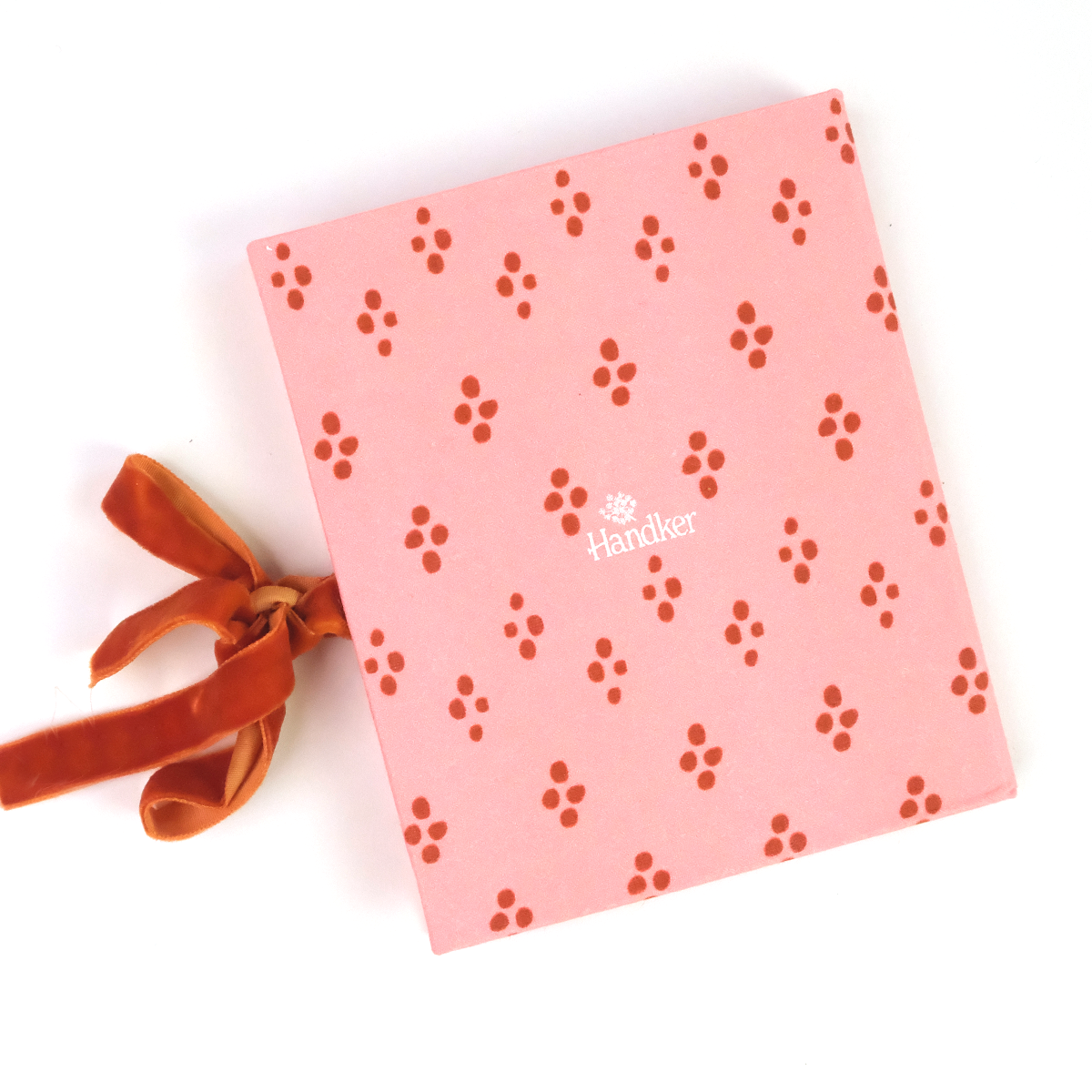 Pink Dottie Fabric Folio Frame