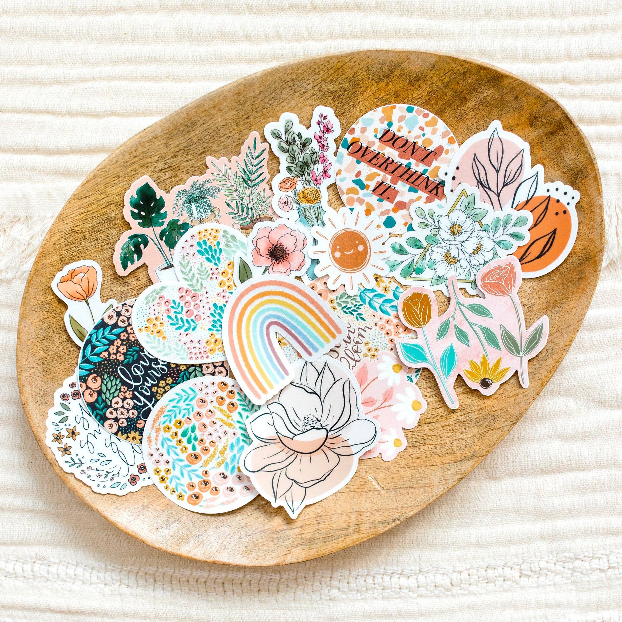 Floral Heart Sticker
