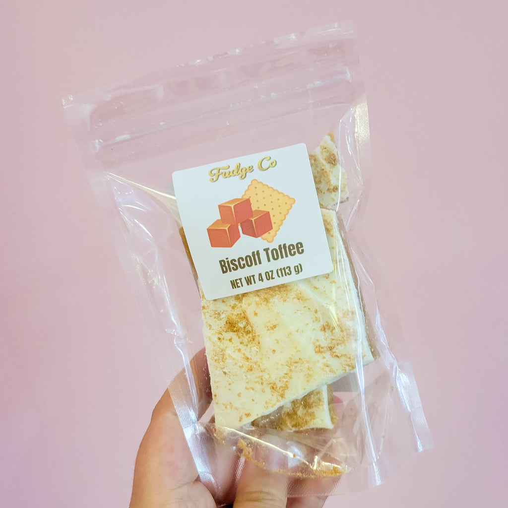 4 oz bag of biscoff toffee