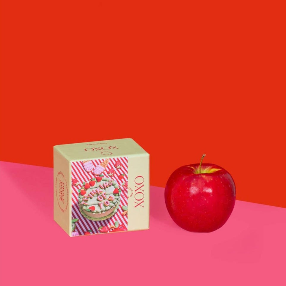 Iced cookies and ice cream and an apple — our XOXO mini-puzzle truly has it all. Sending thoughts of “get well soon” or “thinking of you” has never been easier.