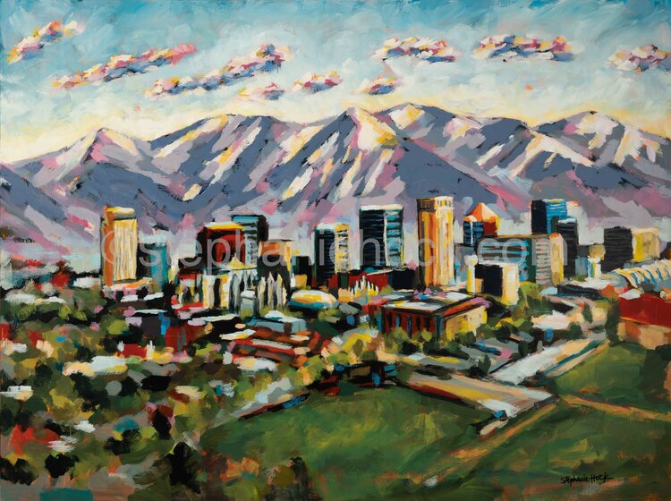 Summer City Print