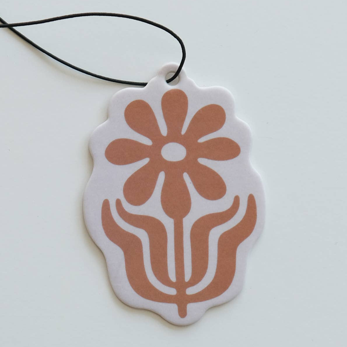 Floral design air freshener on a white background