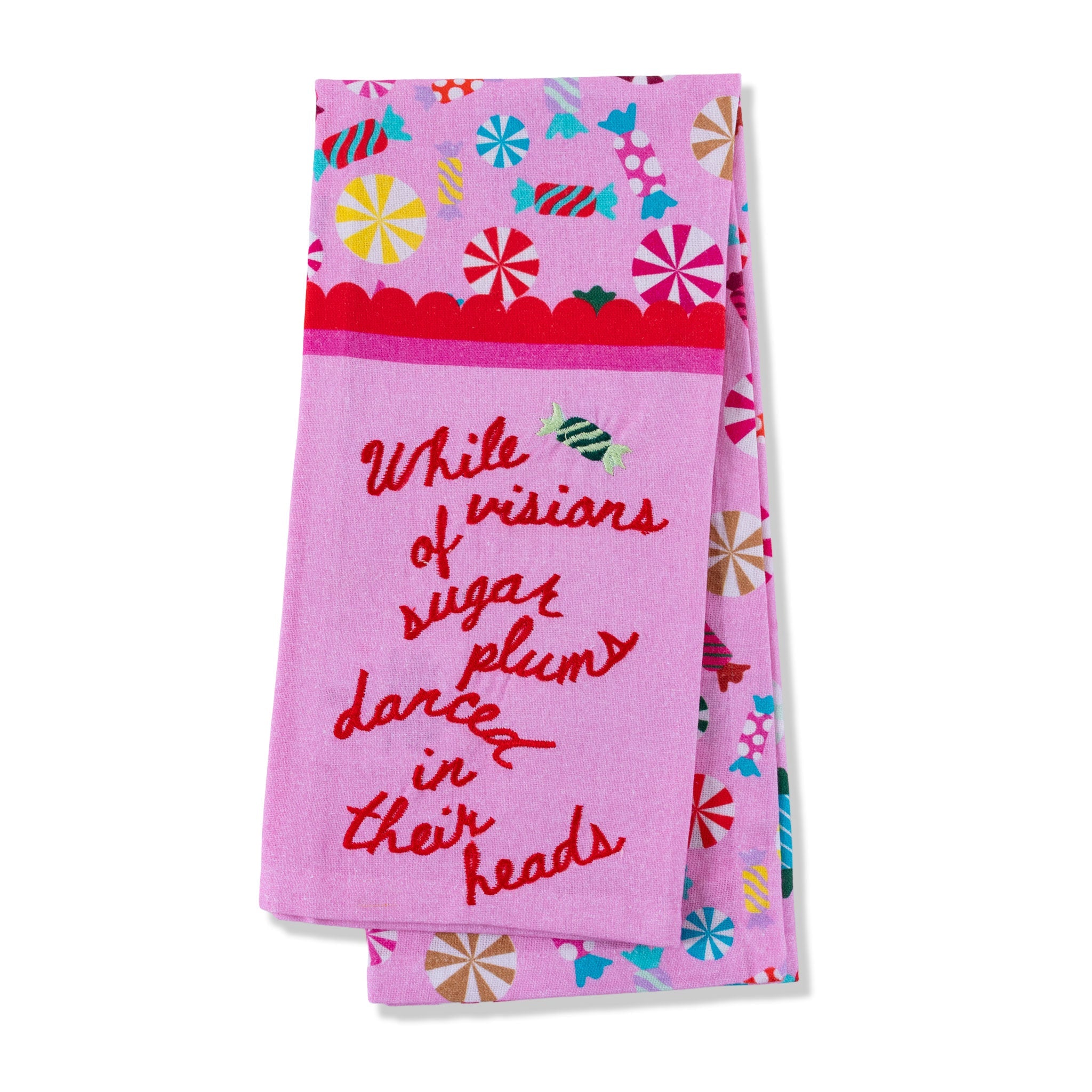 Sugar Plums Dish Towel