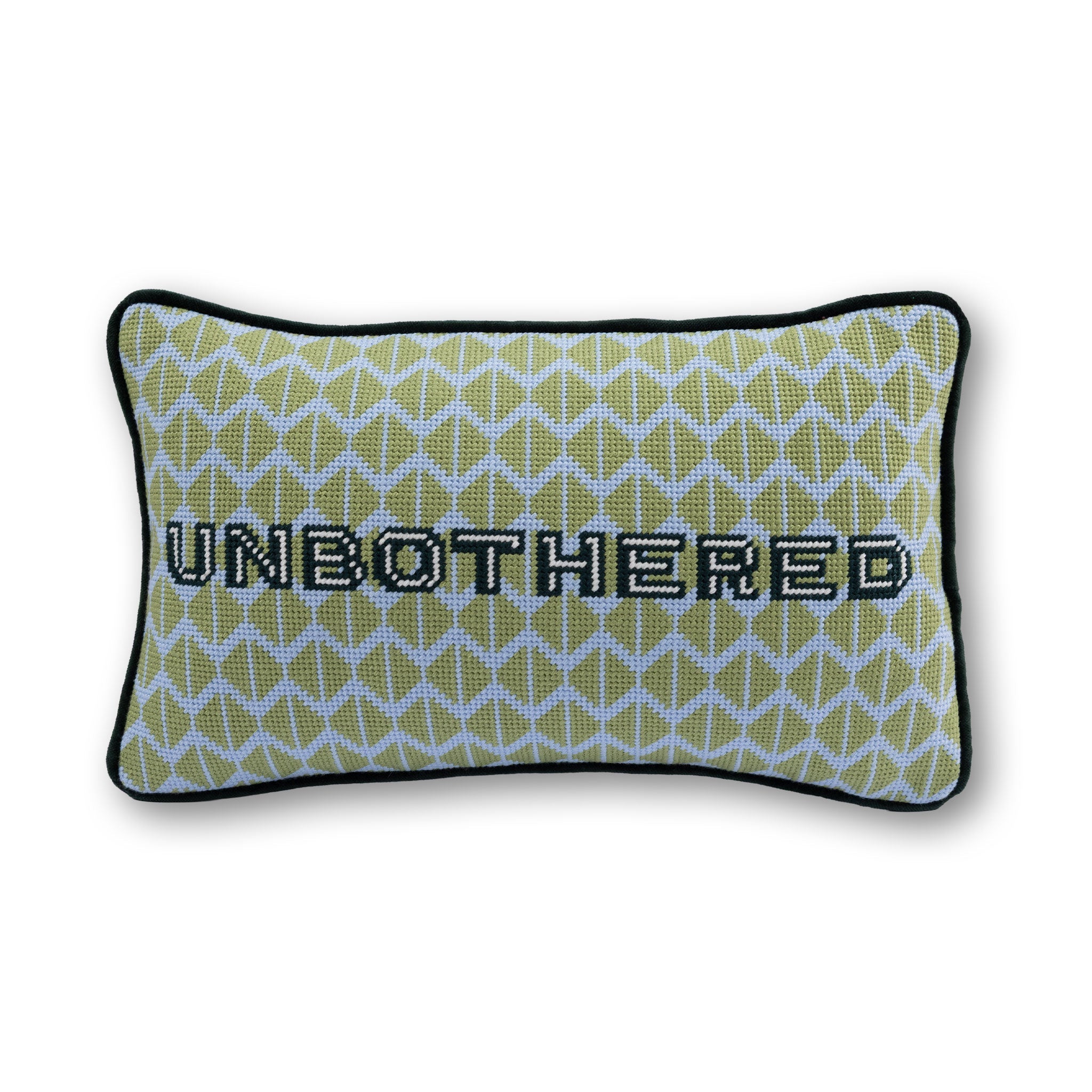 Unbothered Needlepoint Pillow
