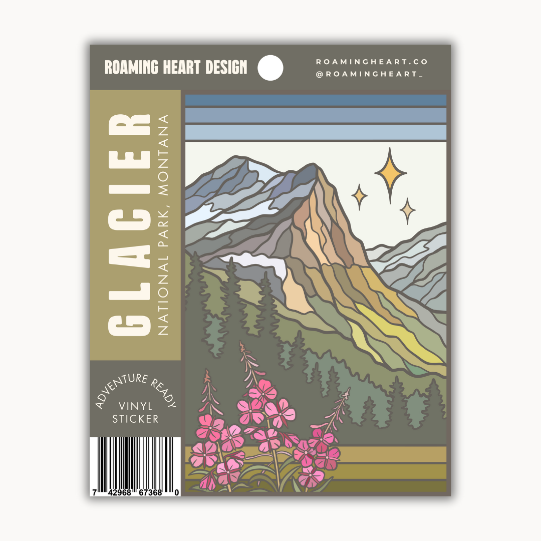 Glacier National Park Sticker