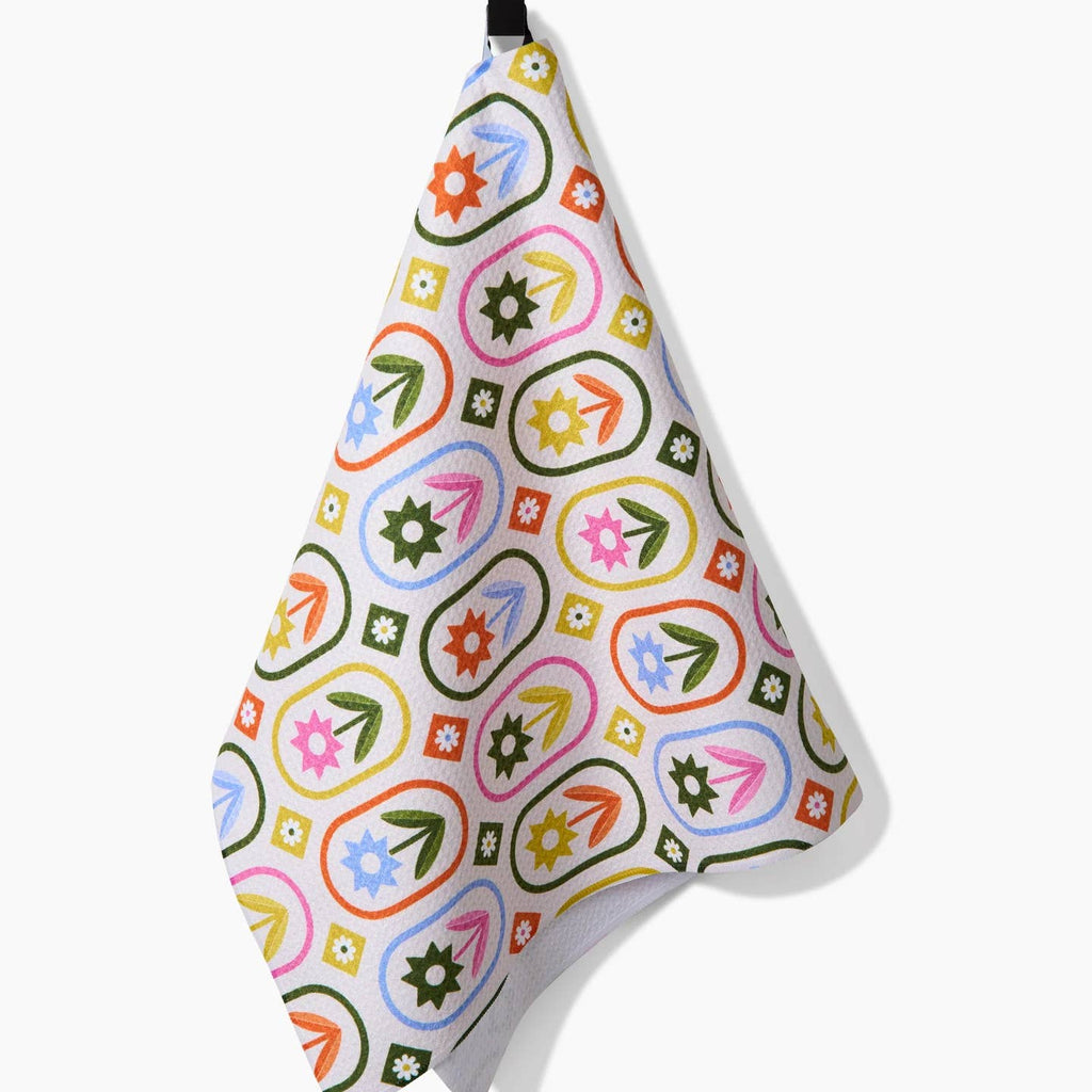 Petal Patchwork Tea Towel