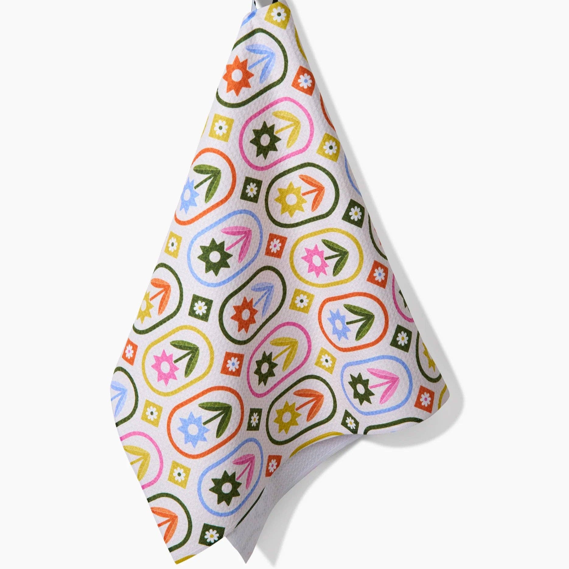 Petal Patchwork Tea Towel