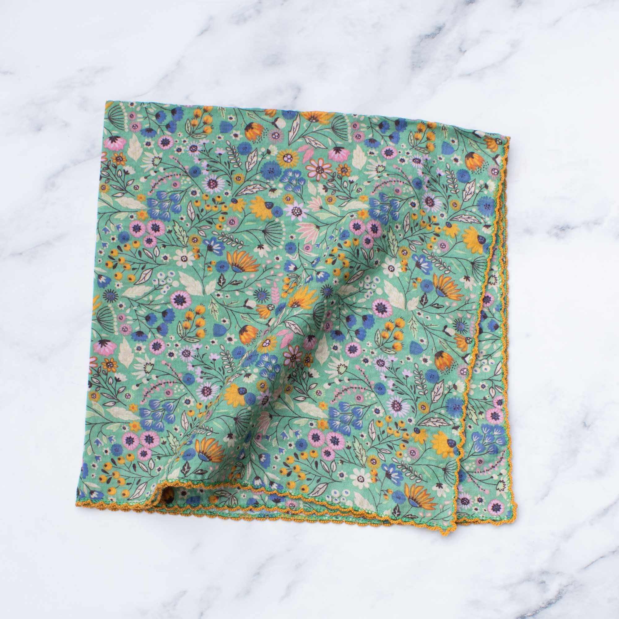 Flower Fields Cotton Scarf