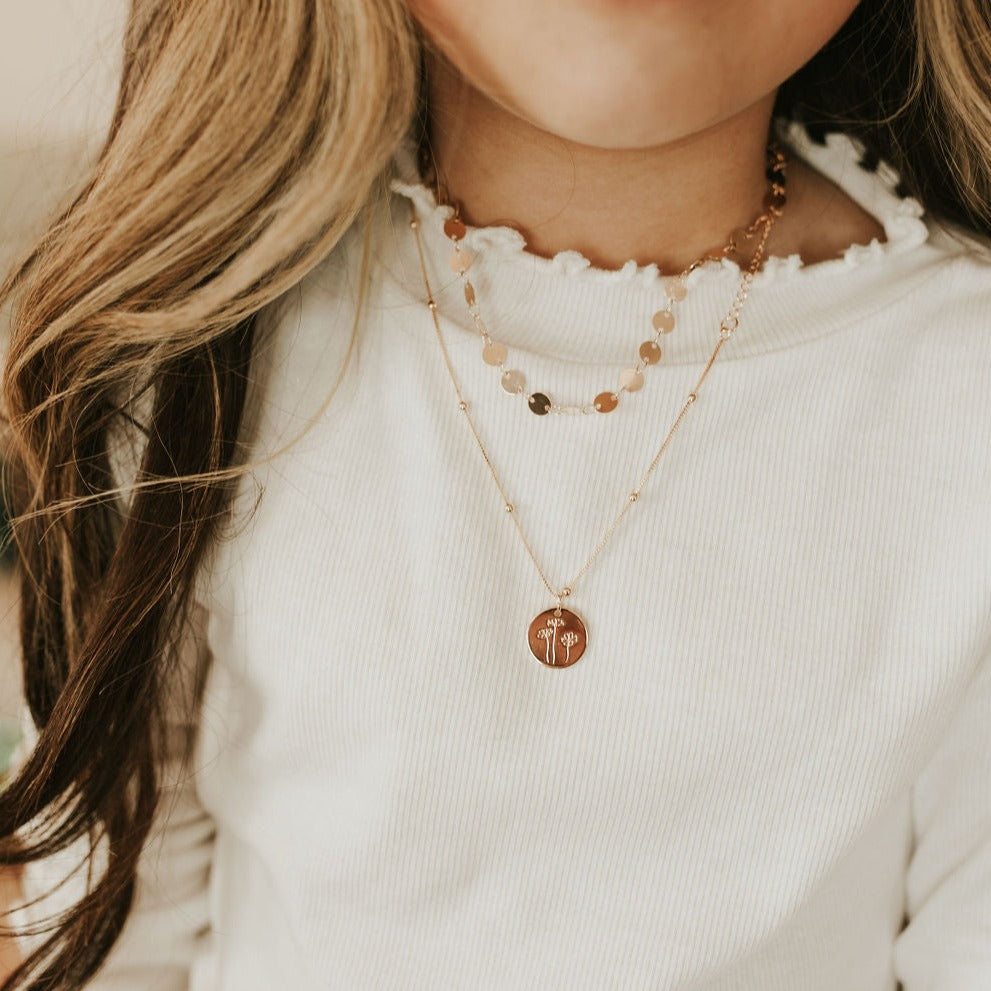 Buttercup Necklace - Mauve Jewelry Co.