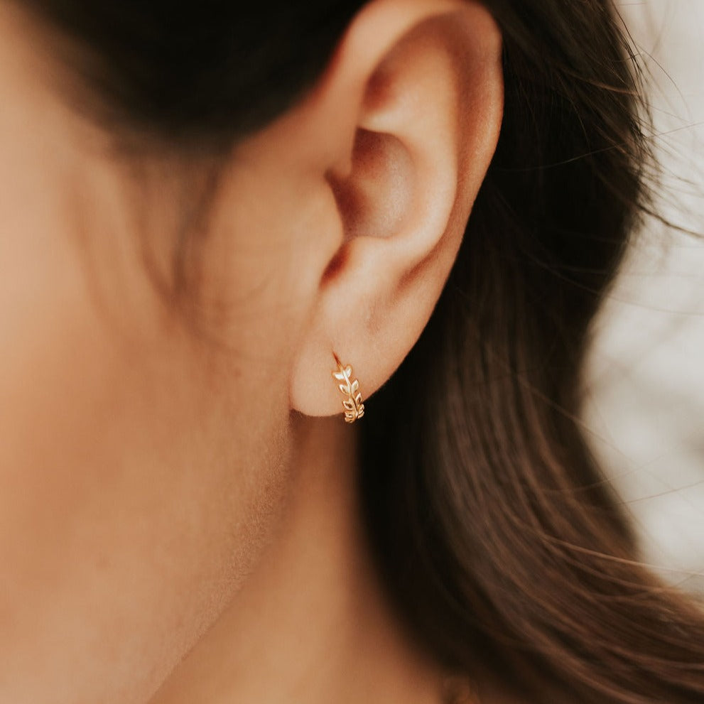 Athena Hoops  - Mauve Jewelry Co.