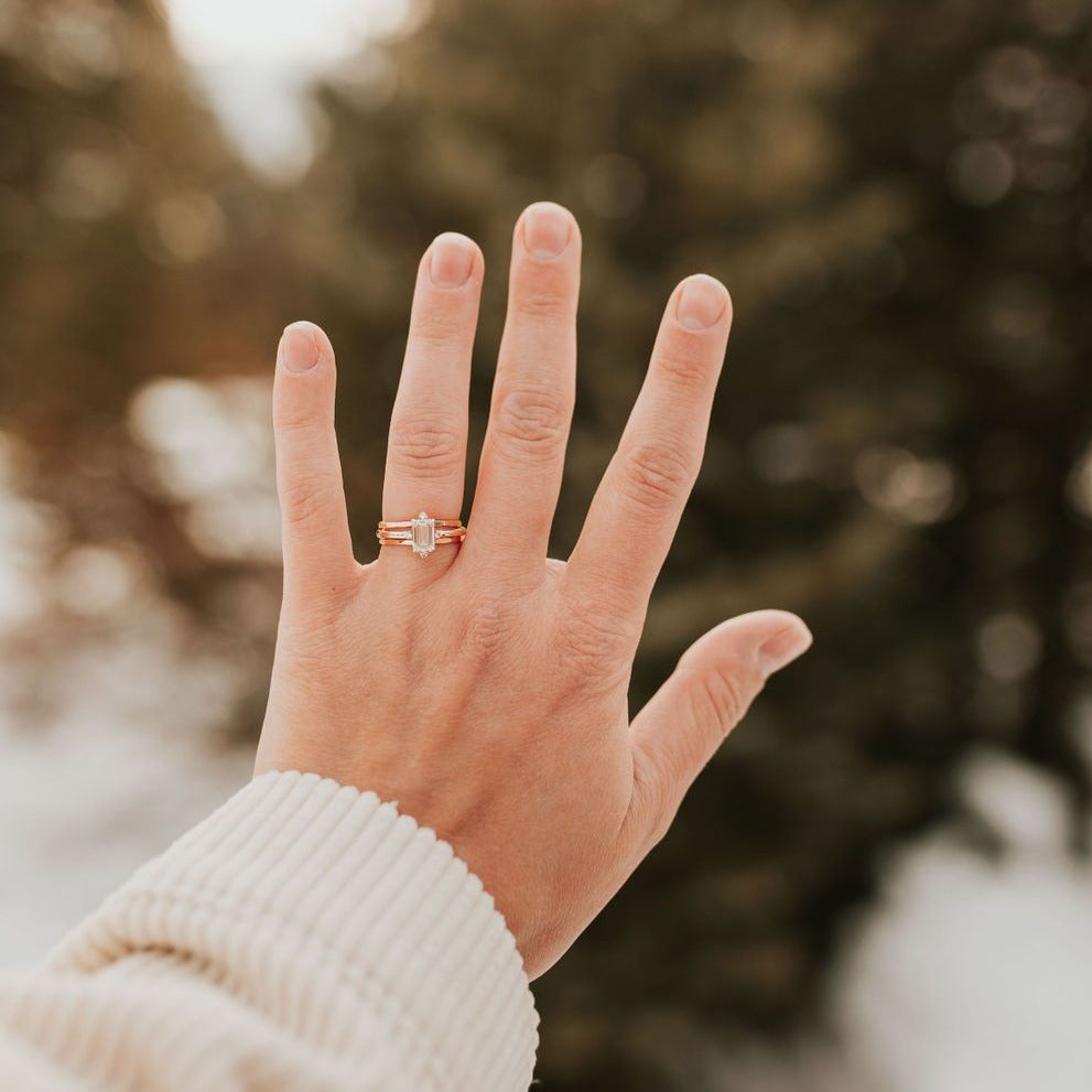 Micah Gold Filled Stacking Ring - Mauve Jewelry Co.