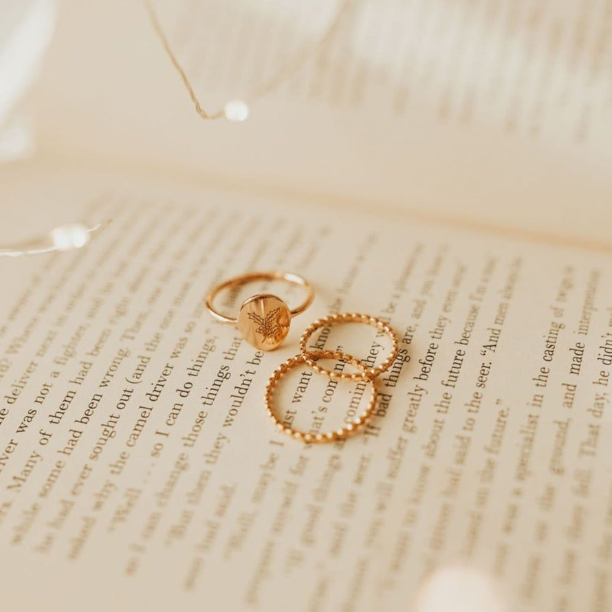 Kennedy Gold Filled Ring - Mauve Jewelry Co.